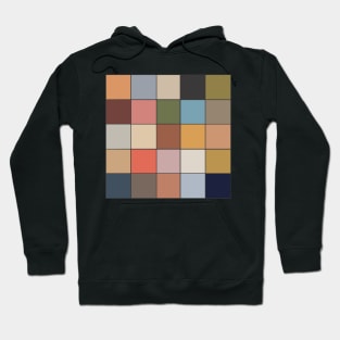 Checkerboard in Portugal inspired color palette Hoodie